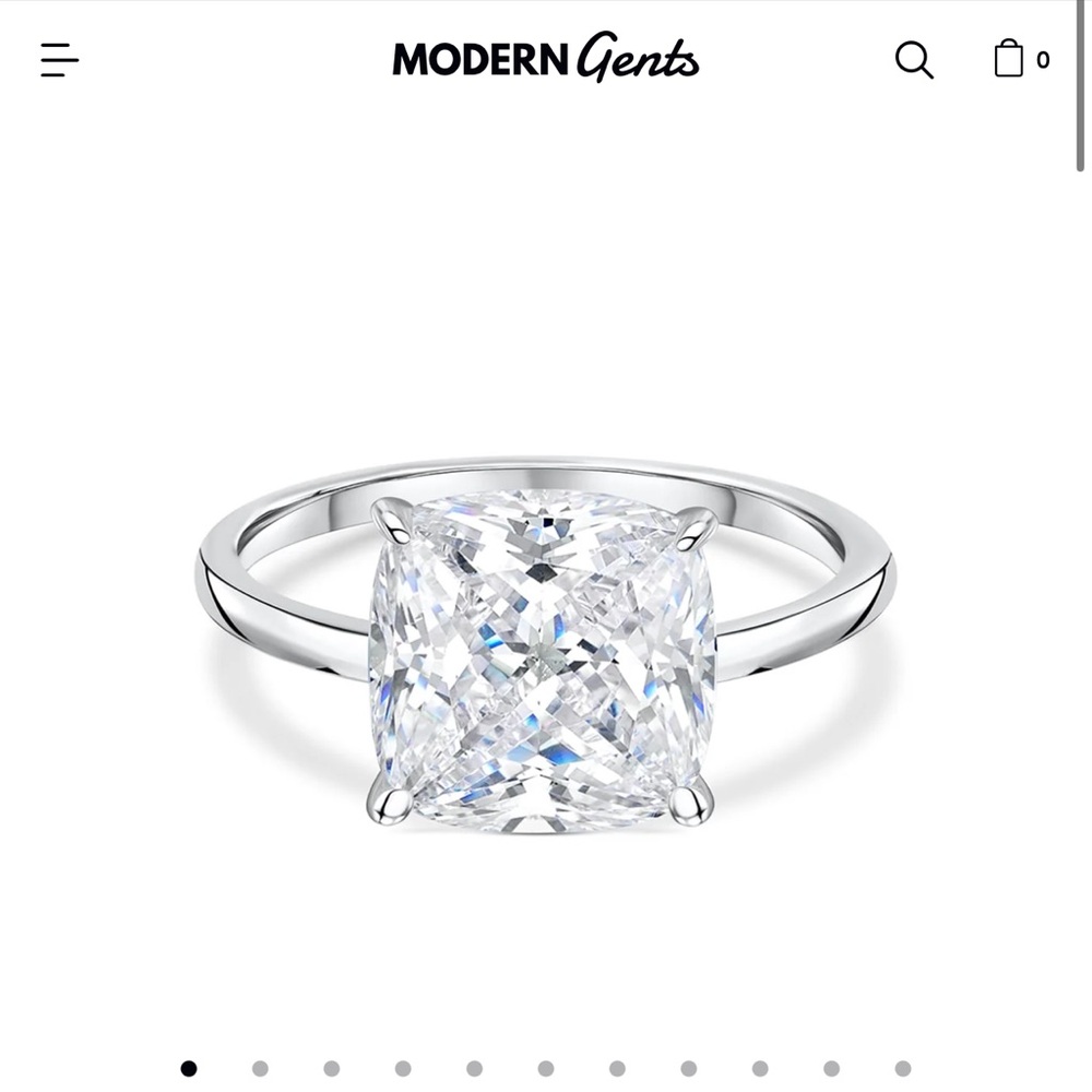 Modern Gents Claire Ring in Silver